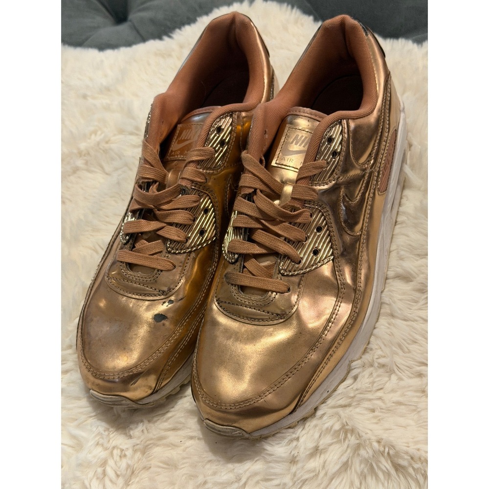 Nike Air Max‎ 90 SP Mens 14 Rose Gold Good Metallic CQ6639-600 Sneakers